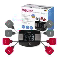 Eletroestimulador Digital com Função de Calor - 8 Elétrodos BEURER EM-89 (TENS E EMS). Tecnologia avançada e conforto